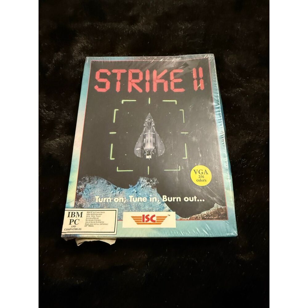 Factory Sealed Strike II 2 IBM 3.5” Disk Big Box PC Game